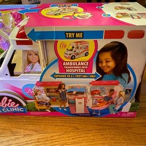 BARBIE Care Clinic Ambulance Brand New